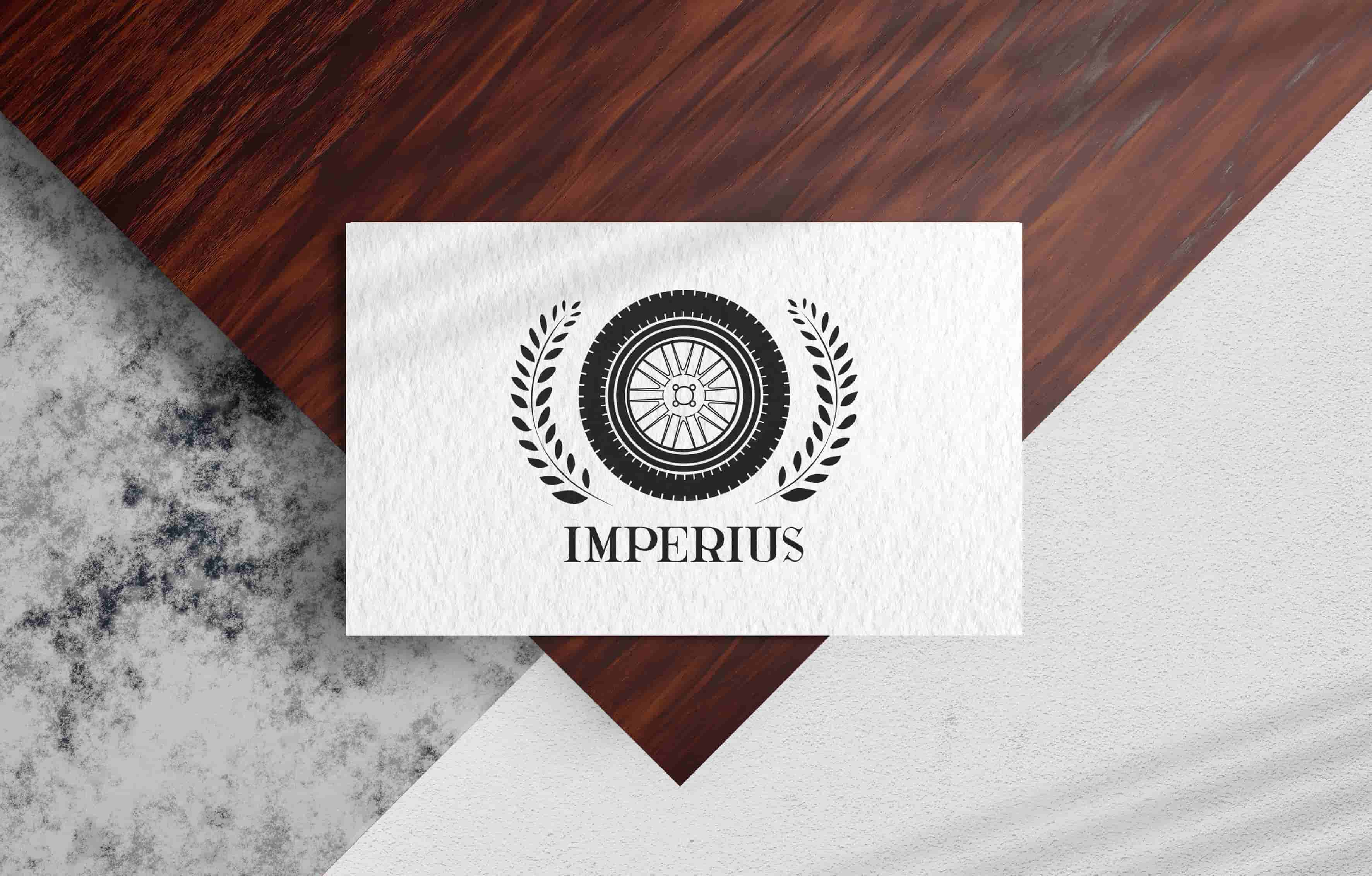 Mock up carte de visite pour Imperius