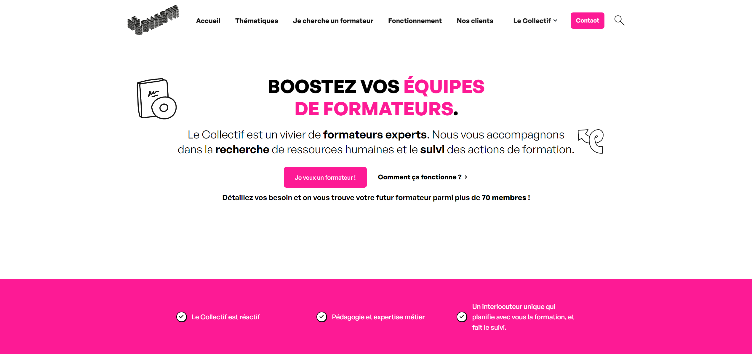 Le nouveau site du Collectif, par Akato